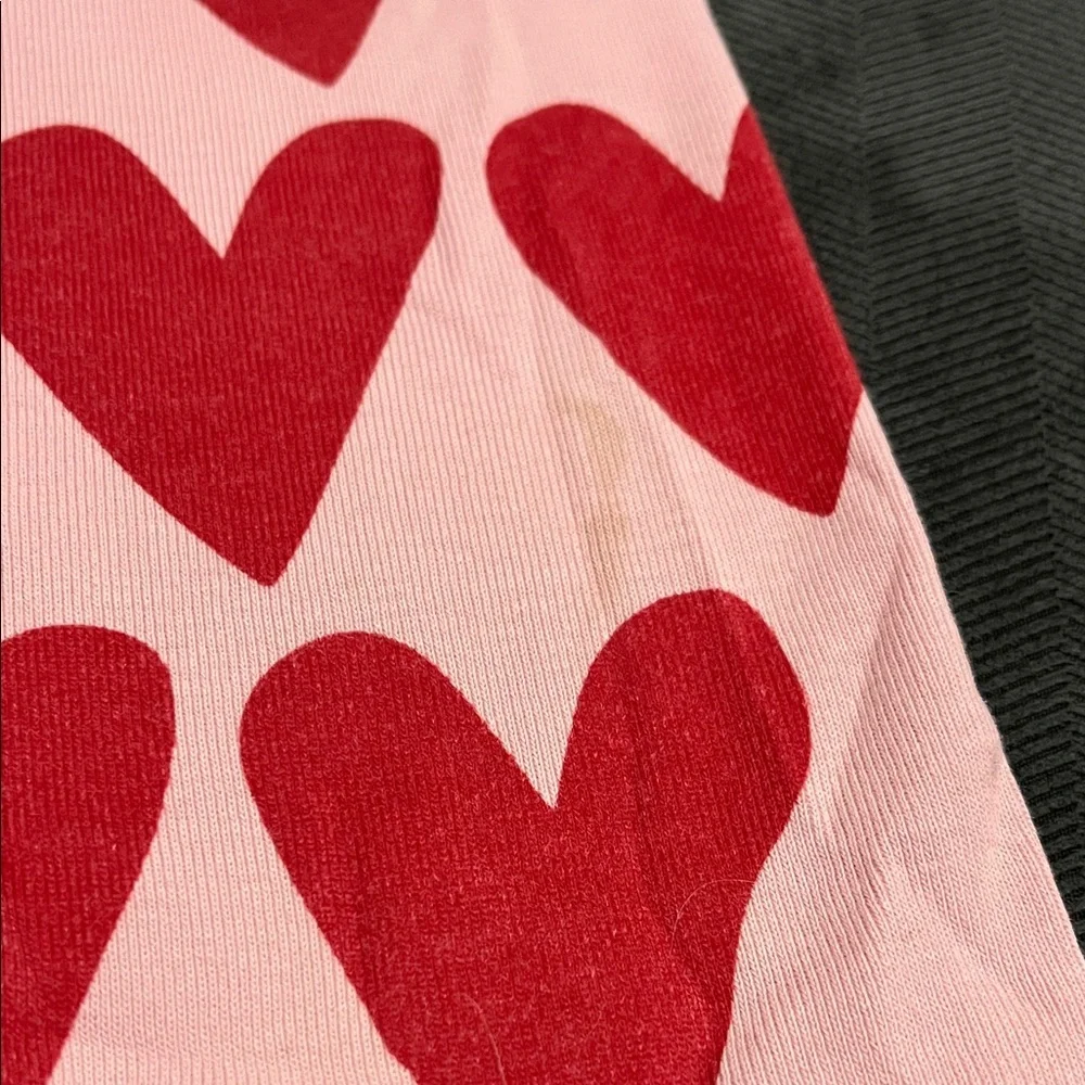 Hanna Andersson  Pink & Red Heart Pajama Set - Long Sleeve